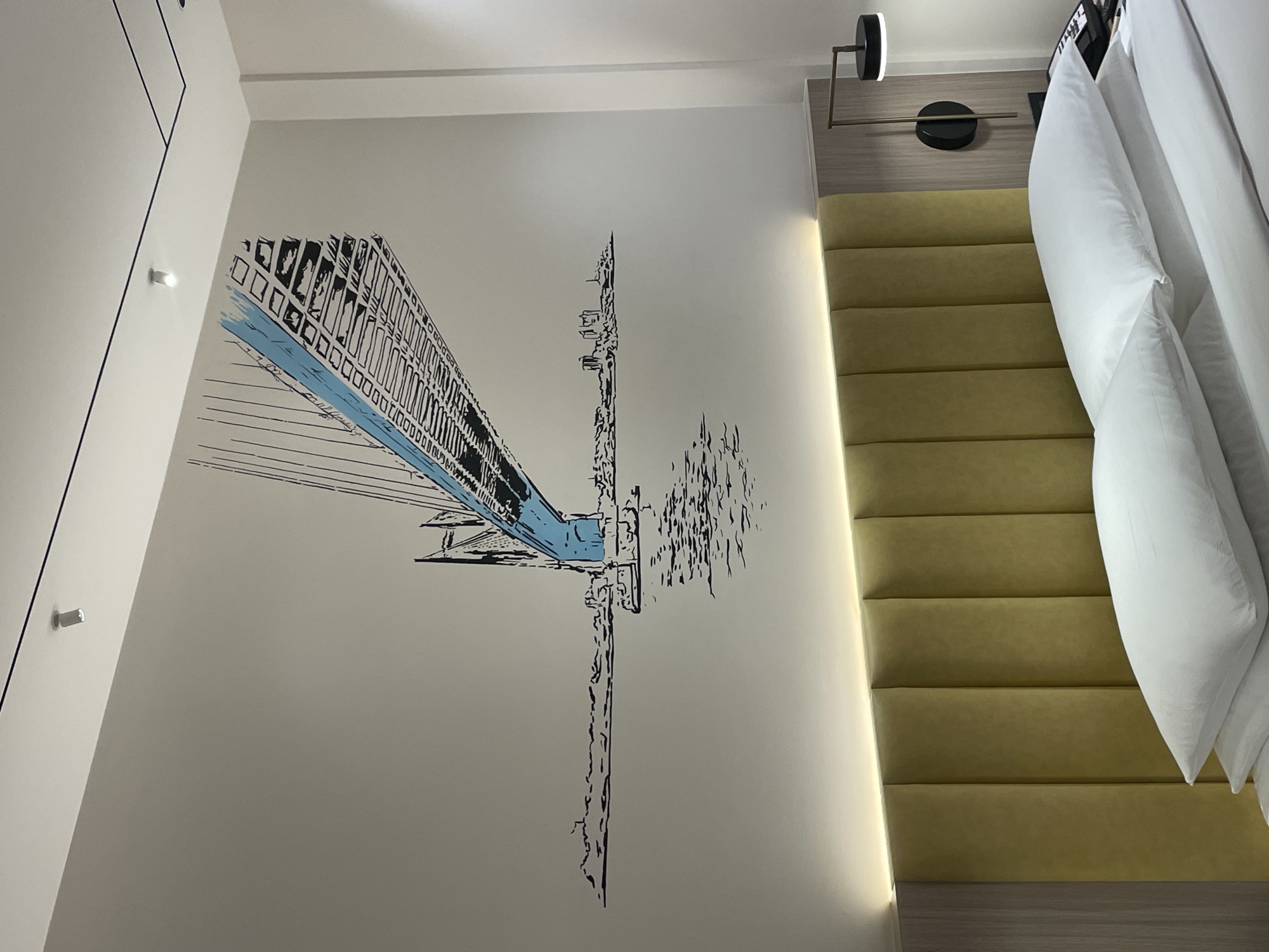 Site-specific art commissioned for a hotel interior — The Artemist, hospitality